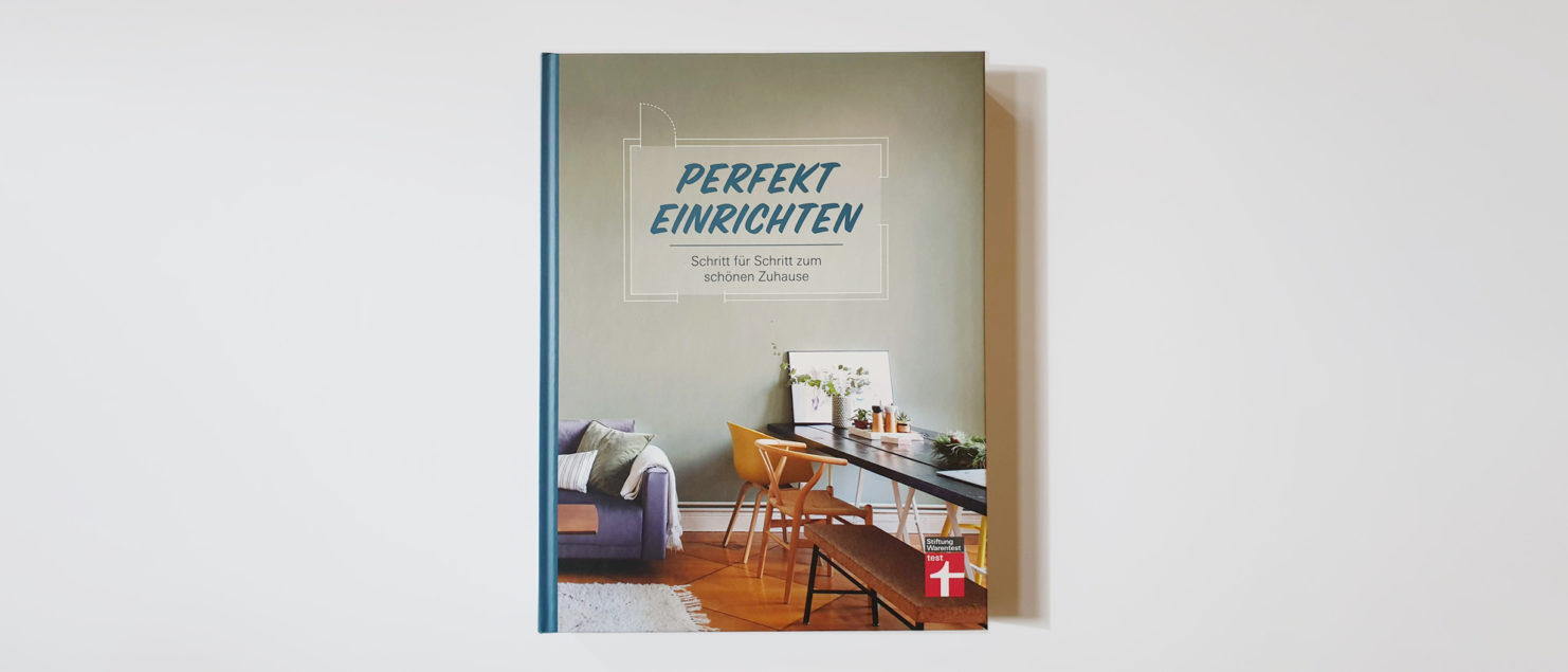 Book Cover „Perfekt einrichten“, interior hotography